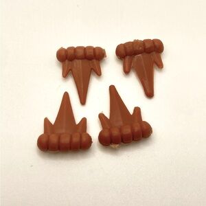 Vtg 80’s TMNT Teenage Mutant Ninja Turtles Small Fist Dagger Accessory x4